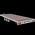 Grúa UNITRAILER UNIPLAT 600/3 S con tres ejes 600×215 3500 KG