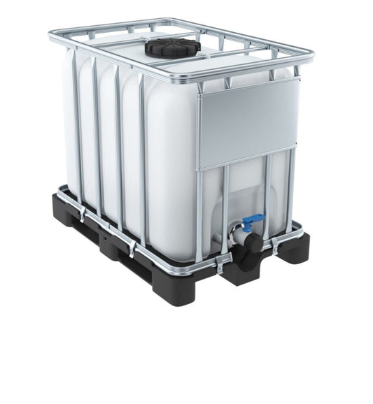Reservorio IBC con Paleta de Acero – 110 Galones