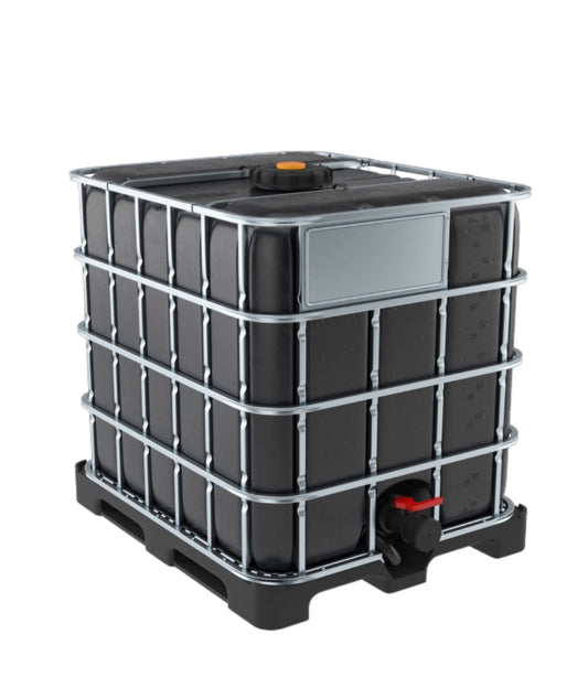 Reservorio IBC con Paleta de Acero – 270 Galones (Negro)